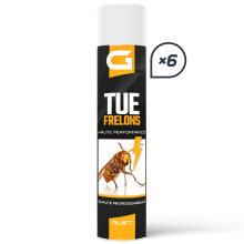 PACK PROMO 6 AEROSOLS TUE FRELONS-GUEPES 750ML